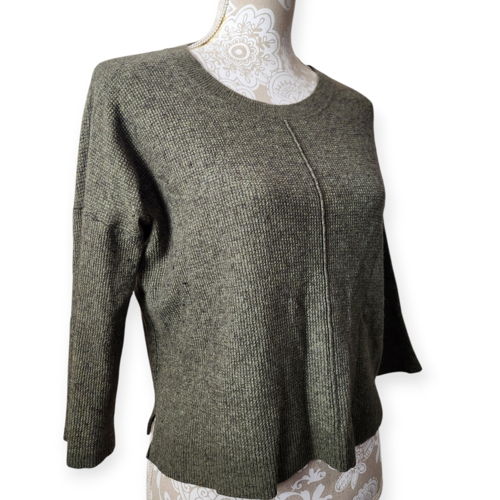 Madewell Minimalist Green Wool Blend Sweater Size XXS/S/M